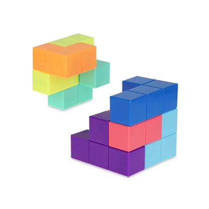 Magnetic Building Blocks Set - 7pc STEM Puzzle