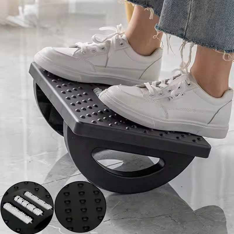 Rocking Dual-Massage Foot Rest for Circulation