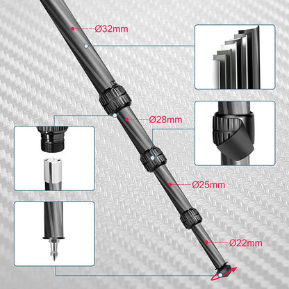 Carbon Fiber Hunting Tripod