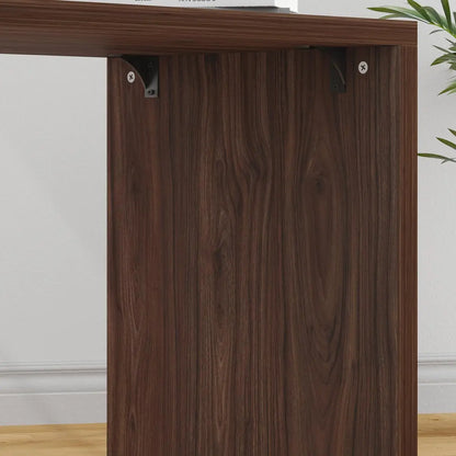 Rustic L-Shape Reversible Office Desk