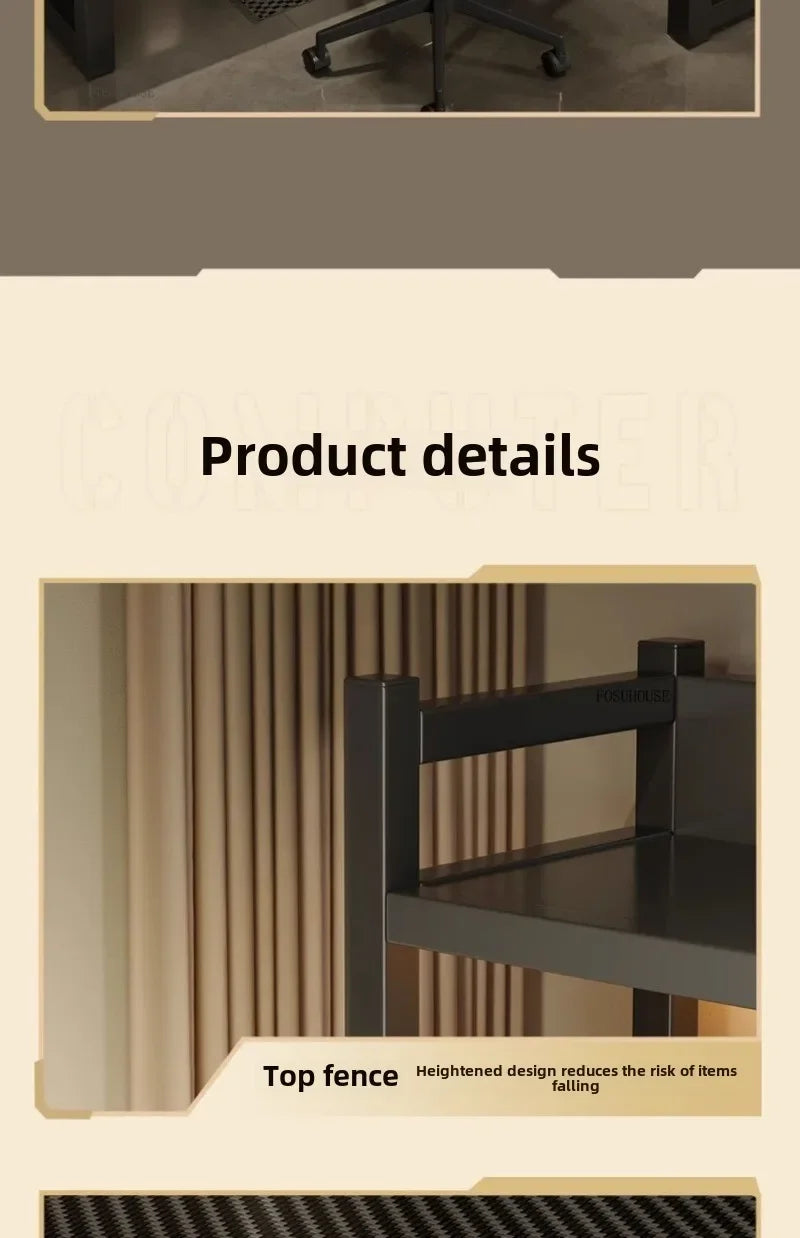 Integrated Bookshelf Writing Desk