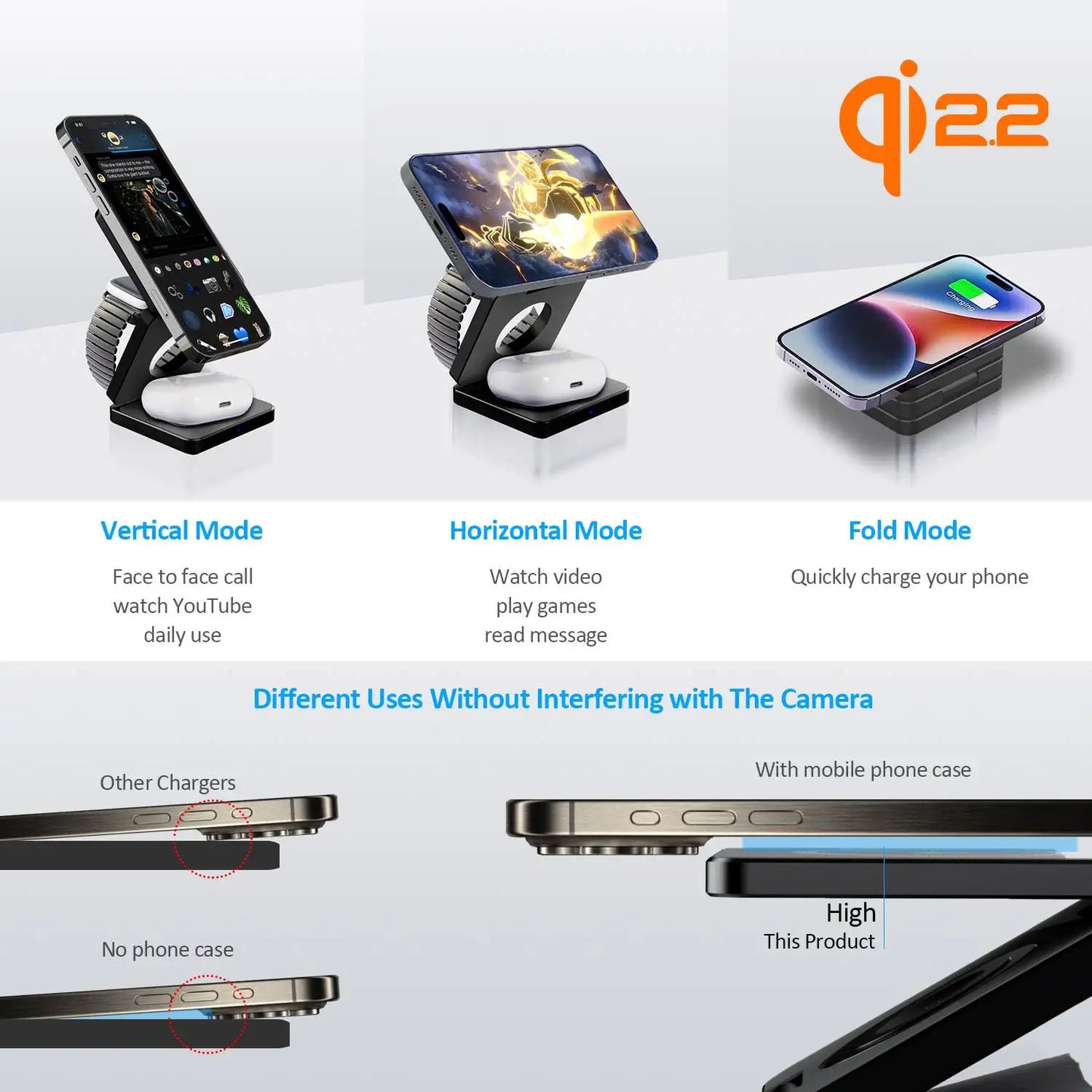 UltraFold 25W 3-in-1 Fast Wireless Charging Station