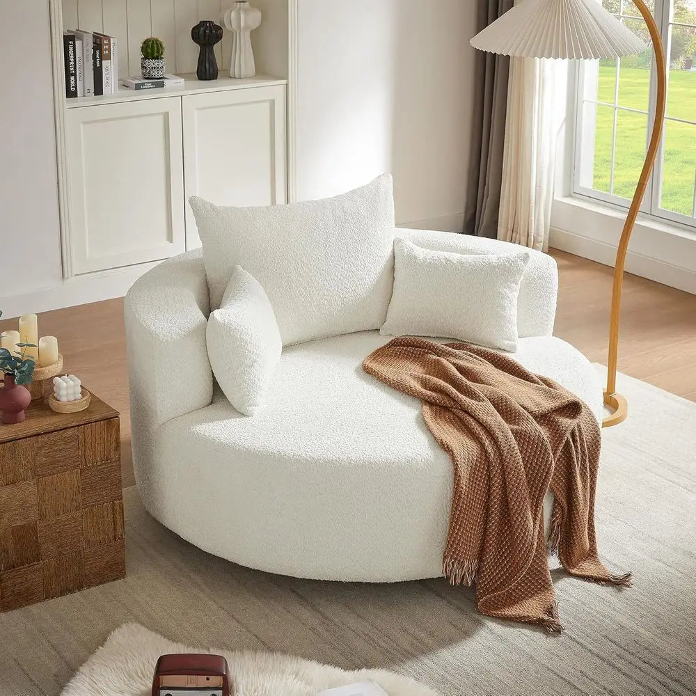 Averly Wide Swivel Barrel Chair