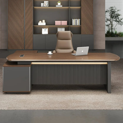 Dominion Executive L-Shaped Desk