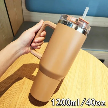 Insulated Water Cup with Straw