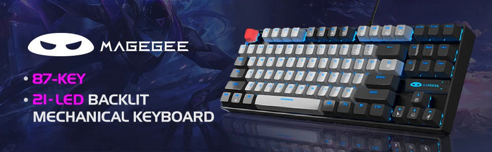 MageGee 75% TKL Mechanical Gaming Keyboard