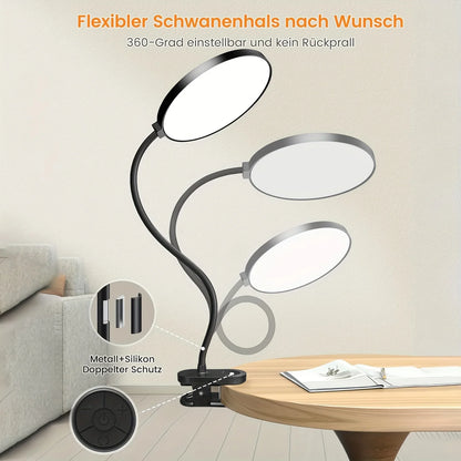 3.5in LED Clip Desk Lamp