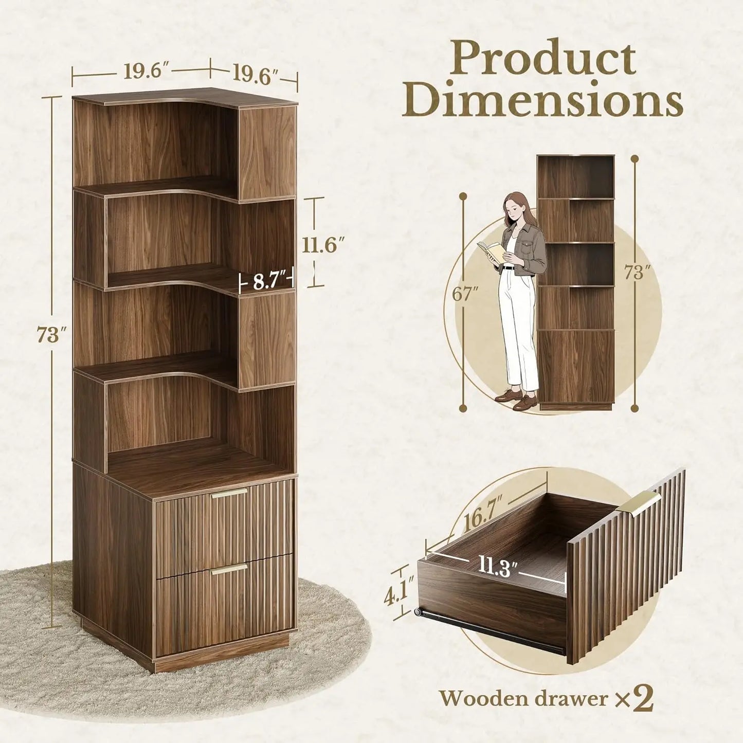 ErgoDesk L-Shape Standing Desk Set