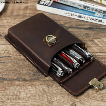 Handmade Cowhide Pen Case