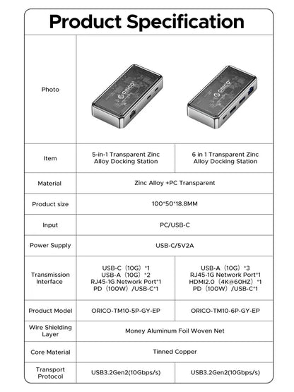 ORICO Docking Station