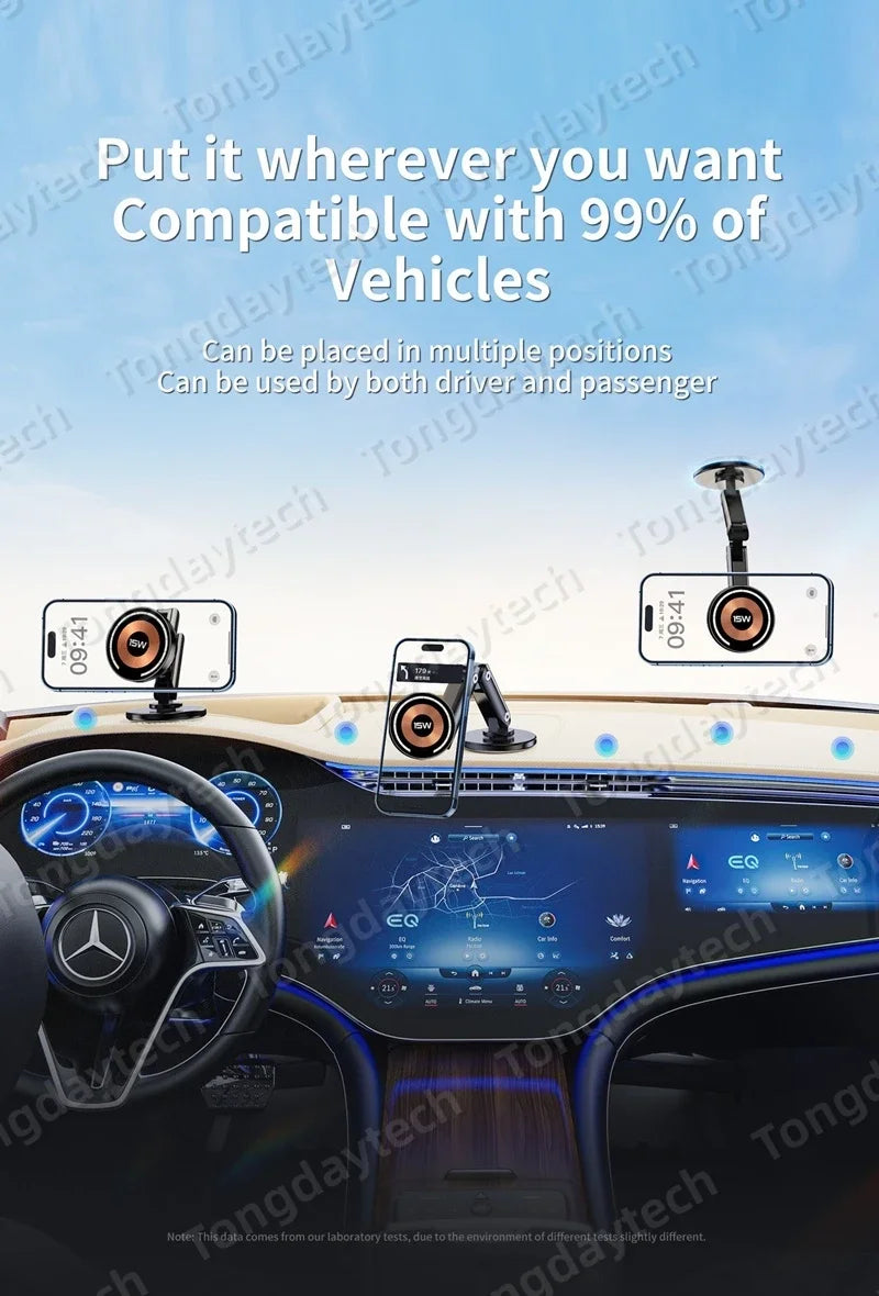 AeroMount Pro Magnetic Wireless Car Charger