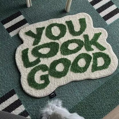 LetterMat Faux Cashmere Floor Mat
