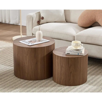 Sutton Round End Table Pair