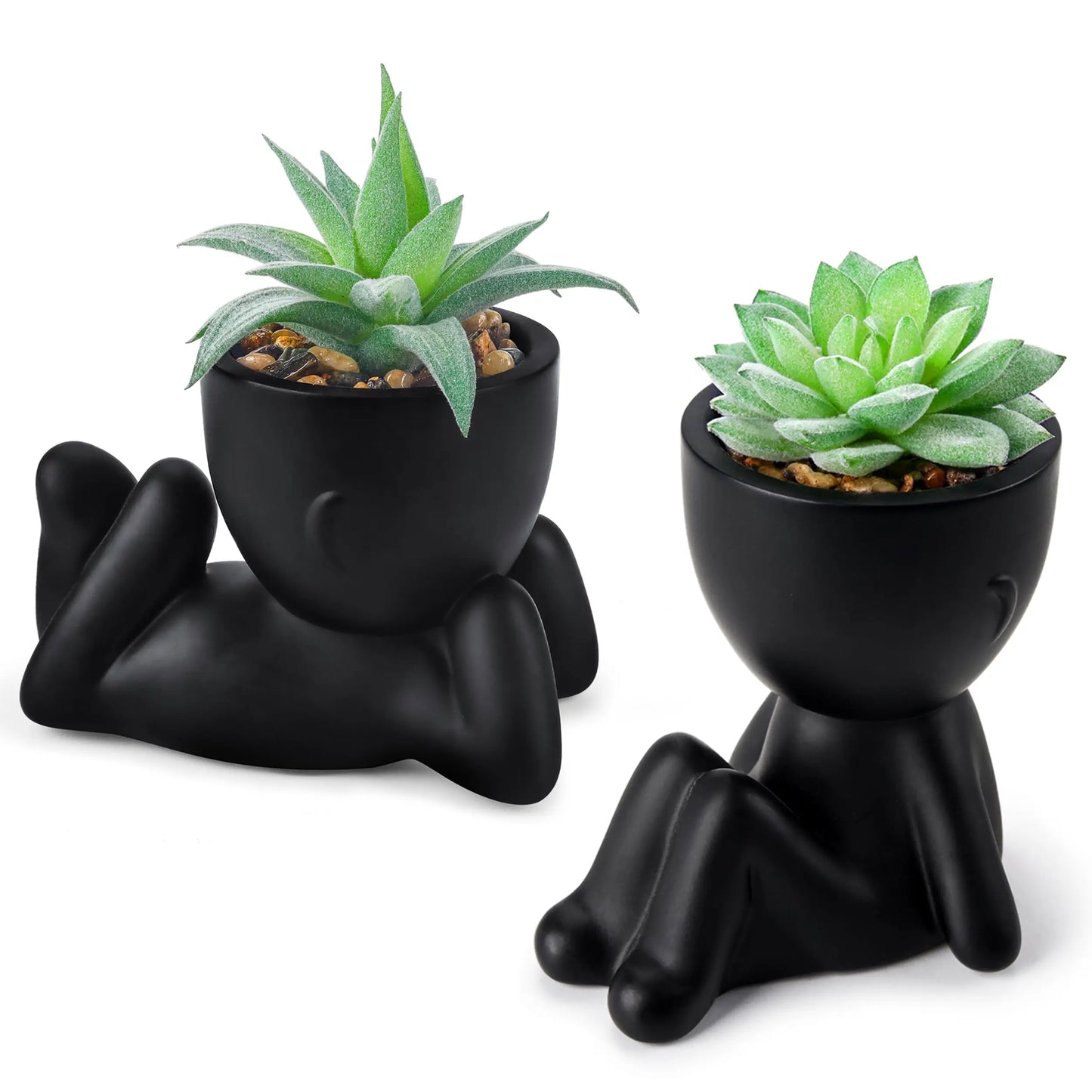 Fake Succulent Plants (2-Pack)