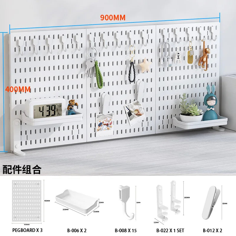 No-Drill Desktop Pegboard Organizer
