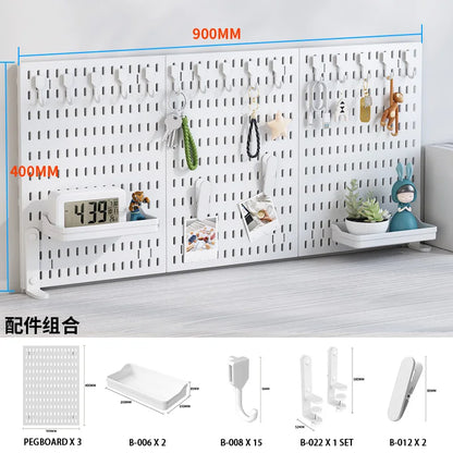 No-Drill Desktop Pegboard Organizer
