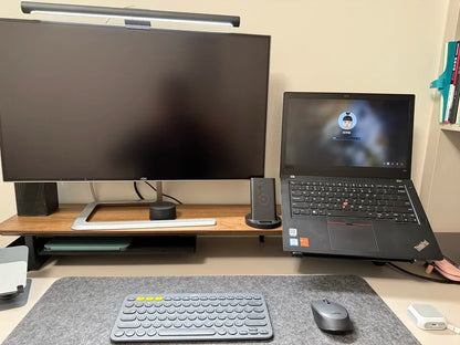Modular Black Walnut Monitor Riser