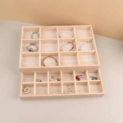 Stackable Wooden Jewelry Display