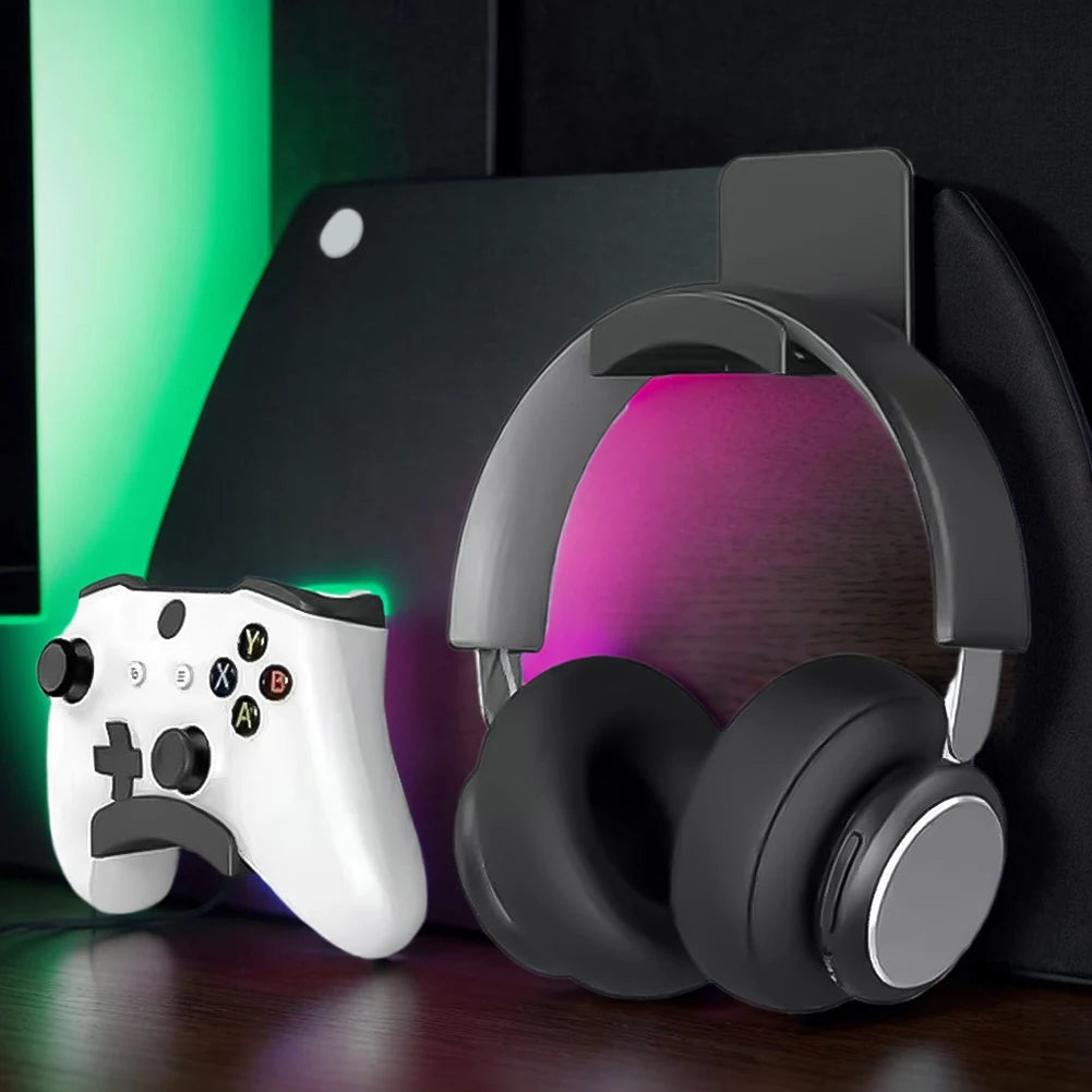 Adhesive Wall-Mount Headphone Stand