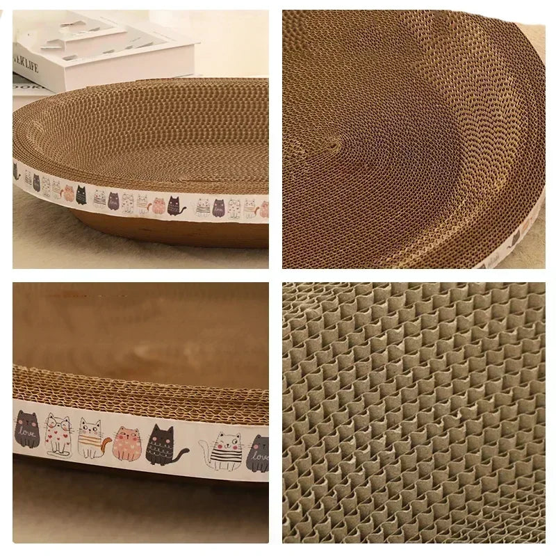 Corrugated Cat Scratcher & Cozy Bed
