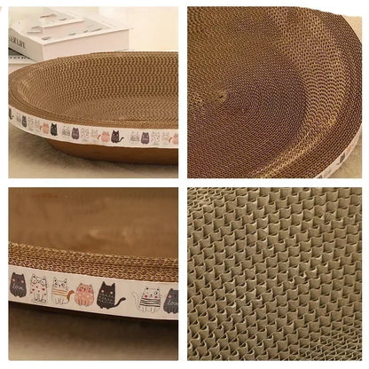 Corrugated Cat Scratcher & Cozy Bed
