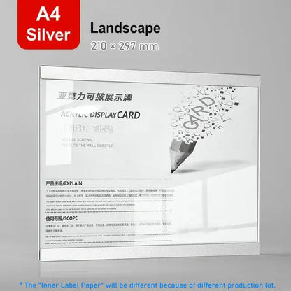 Magnetic Acrylic Photo Frame, Adhesive Mount