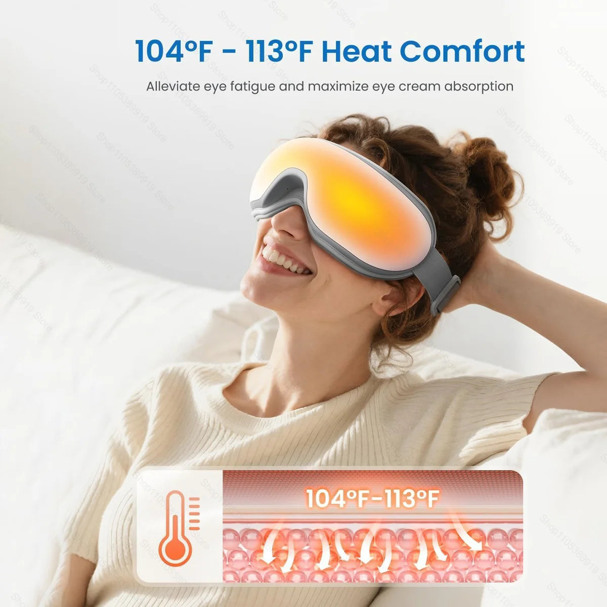 Heat & Vibration Eye Massager