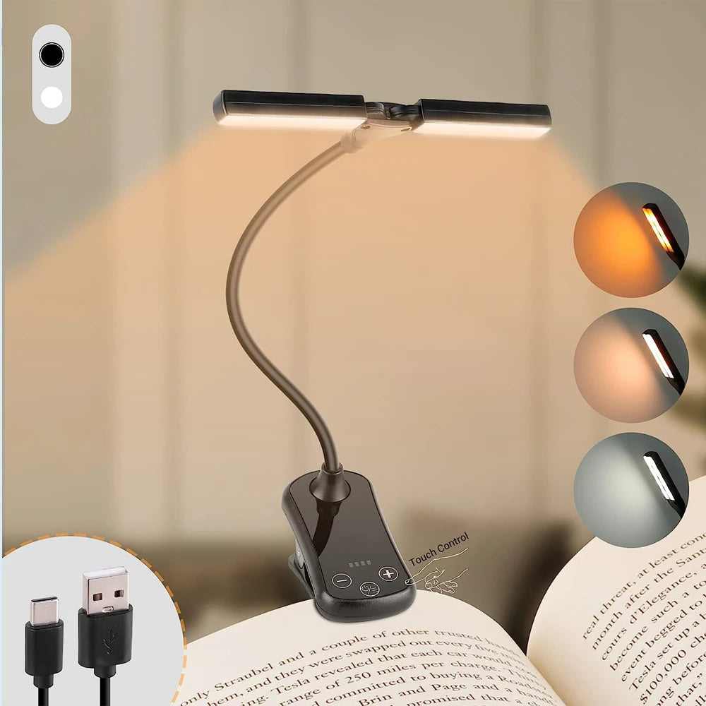 14-LED Clip-On Book Light