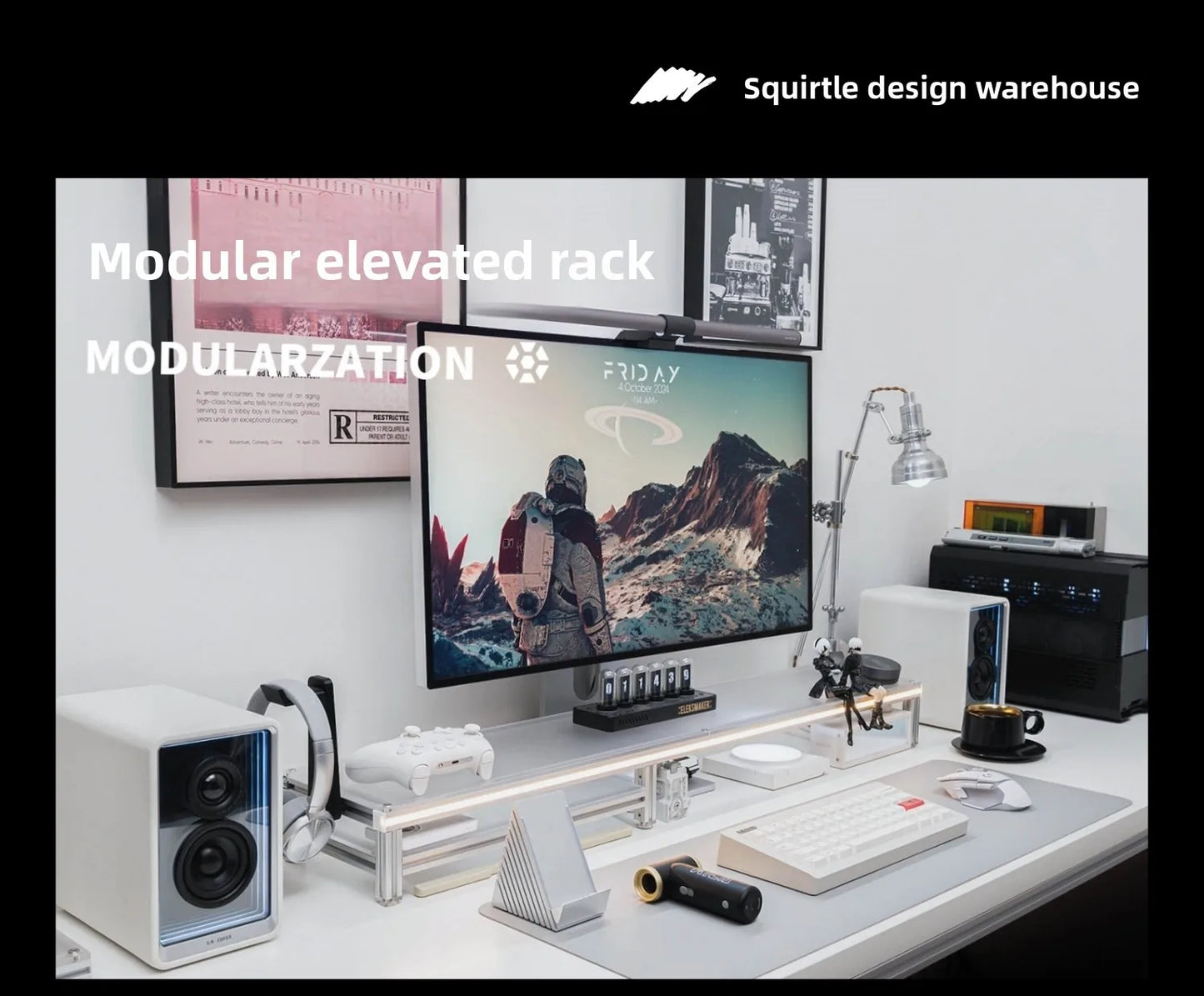 Acrylic Aluminum Monitor Stand Riser