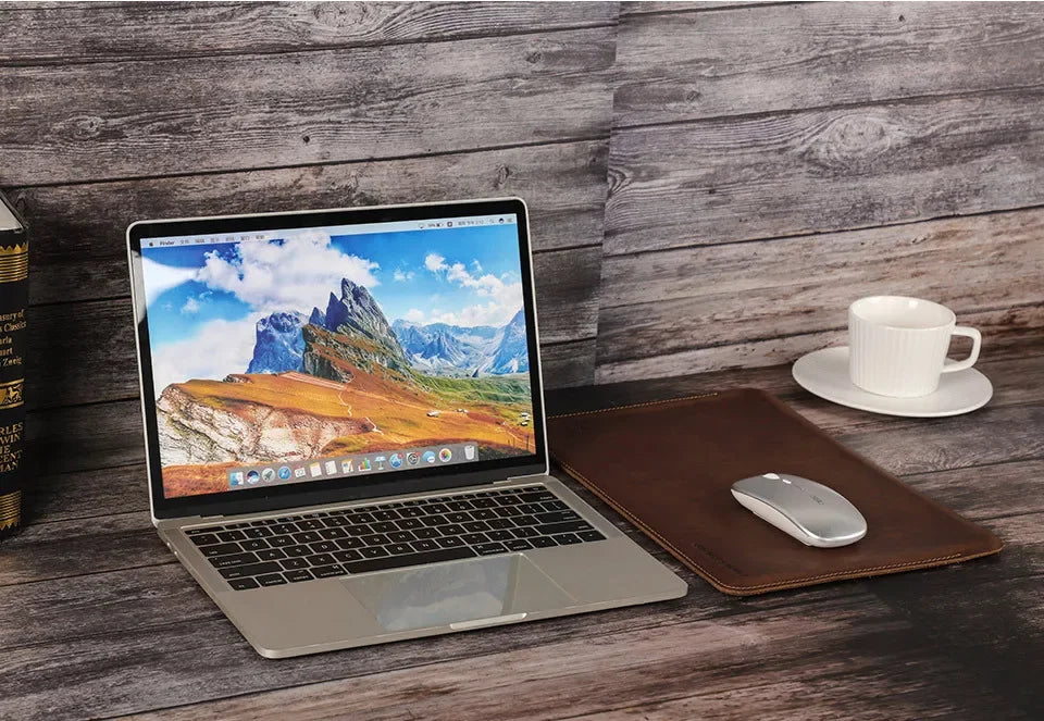 Hand-Made Cowhide Leather Laptop Bag