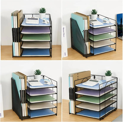 5-Tier Desktop Paper Tray Organizer
