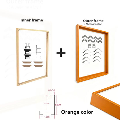 Metal and Wood Canvas Frame Kit