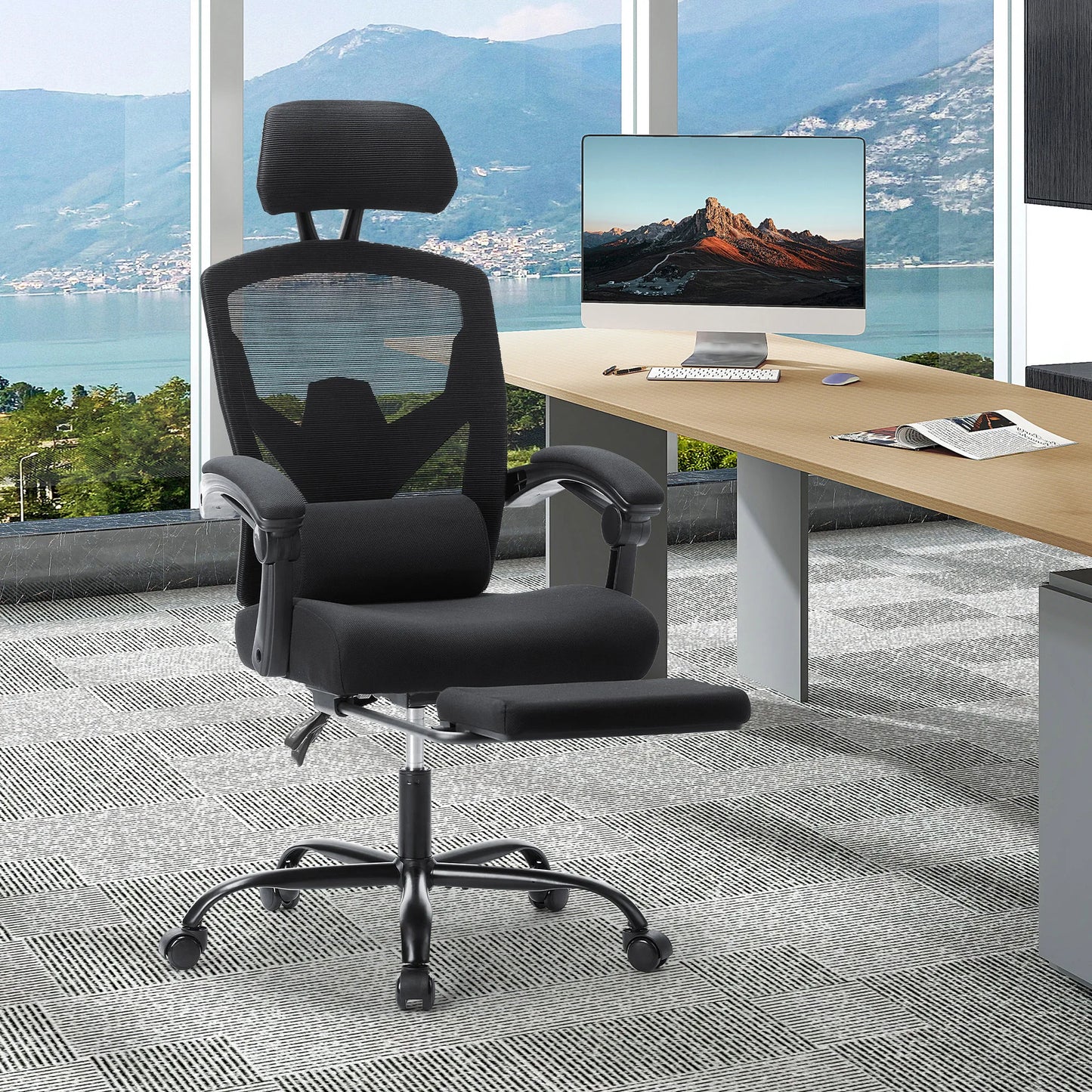 Tall Reclining Ergonomic Office Chair