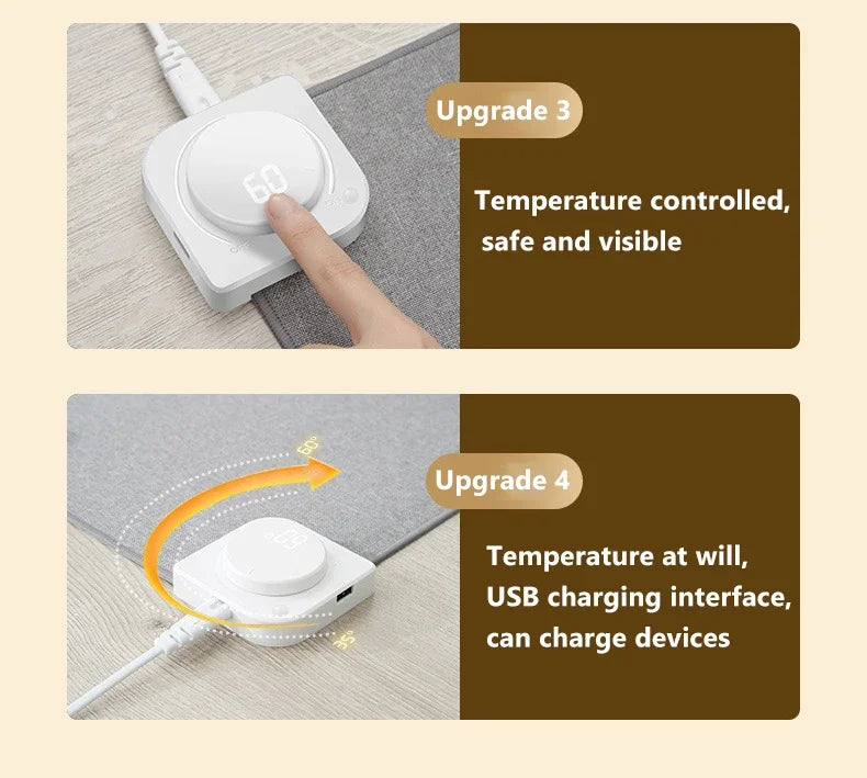 WarmDesk Electric Heated Mouse Pad