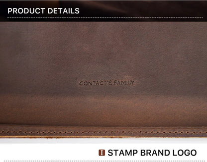Luxury Genuine Leather Laptop Sleeve