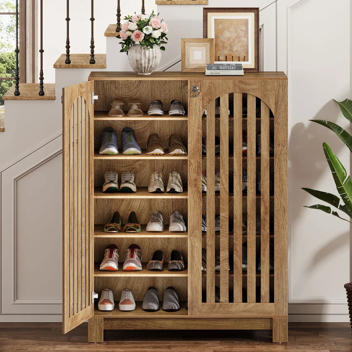 Halstead Shutter Door Shoe Cabinet