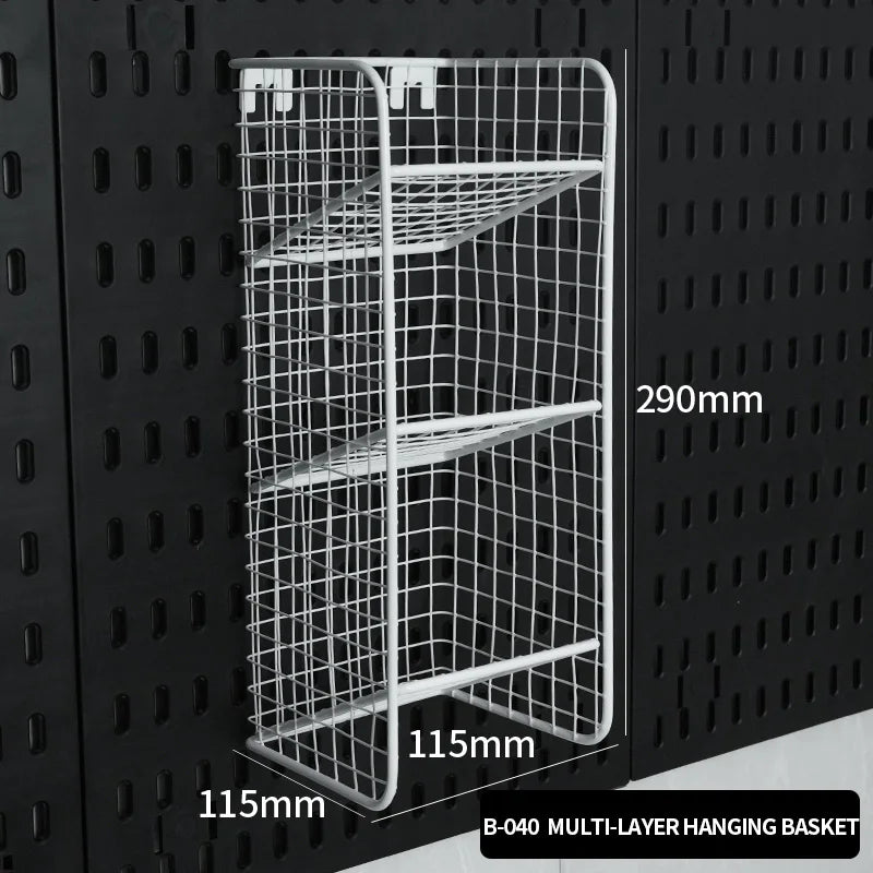 No-Holes Wall Pegboard Organizer