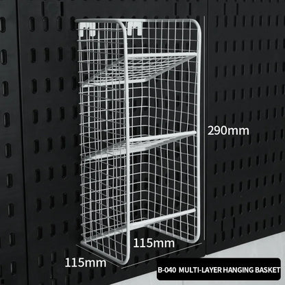 No-Holes Wall Pegboard Organizer