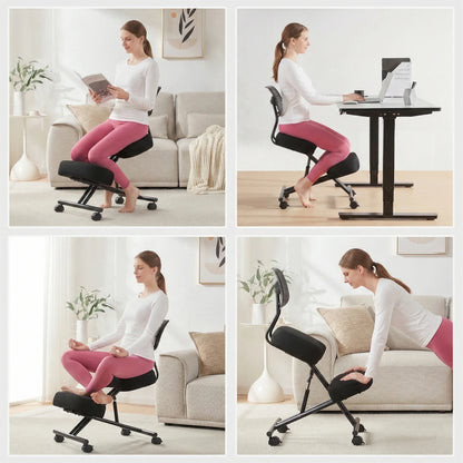 Fabric Ergonomic Kneeling Chair