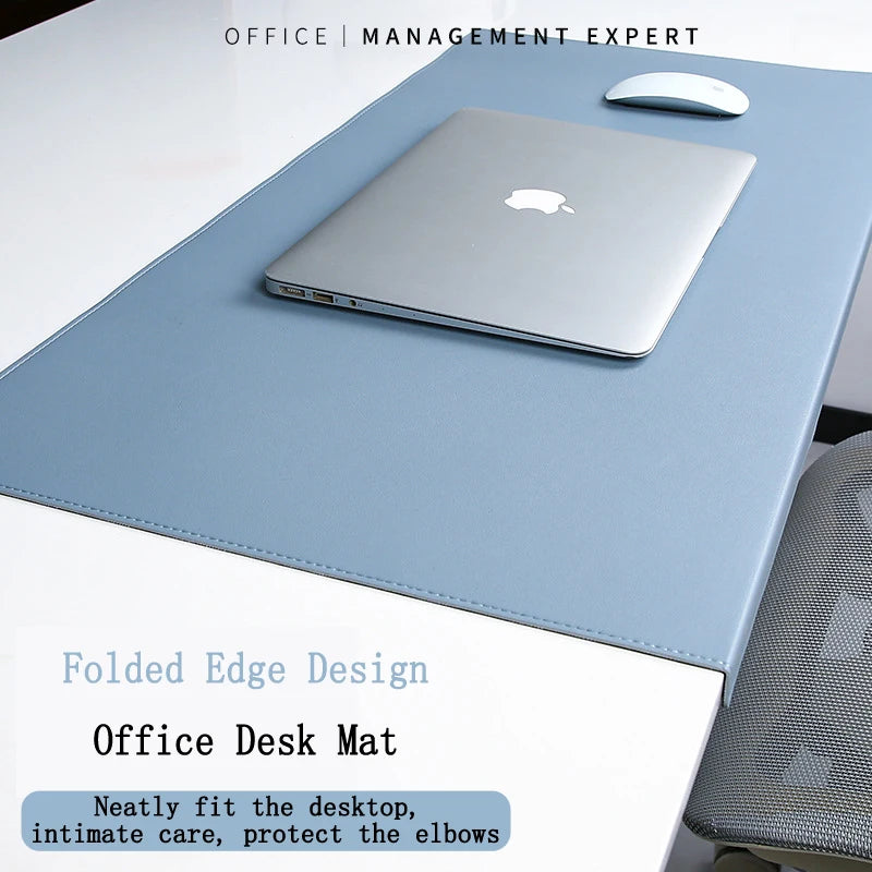 PU Leather Desk Mat with Wrist Support