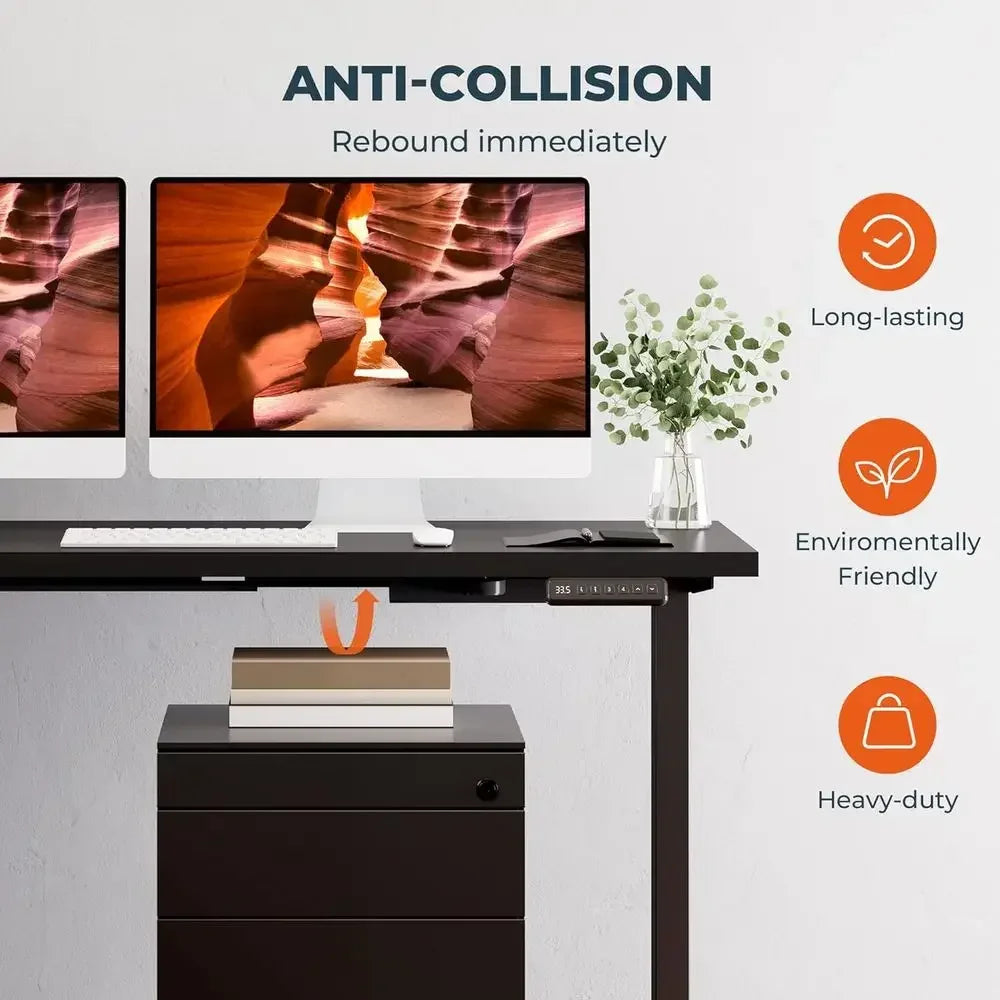 Aventra L-Shaped Electric Standing Desk