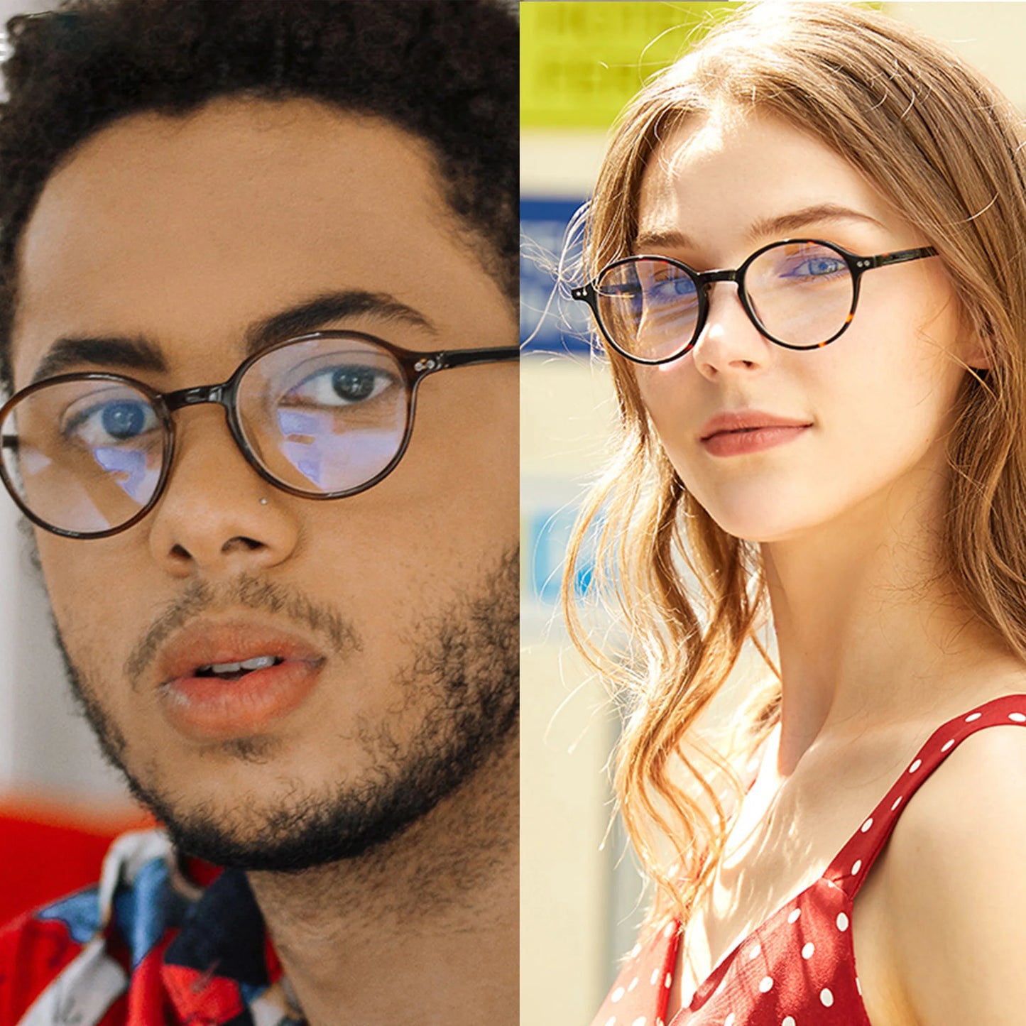 Retro Acetate Blue Light Glasses
