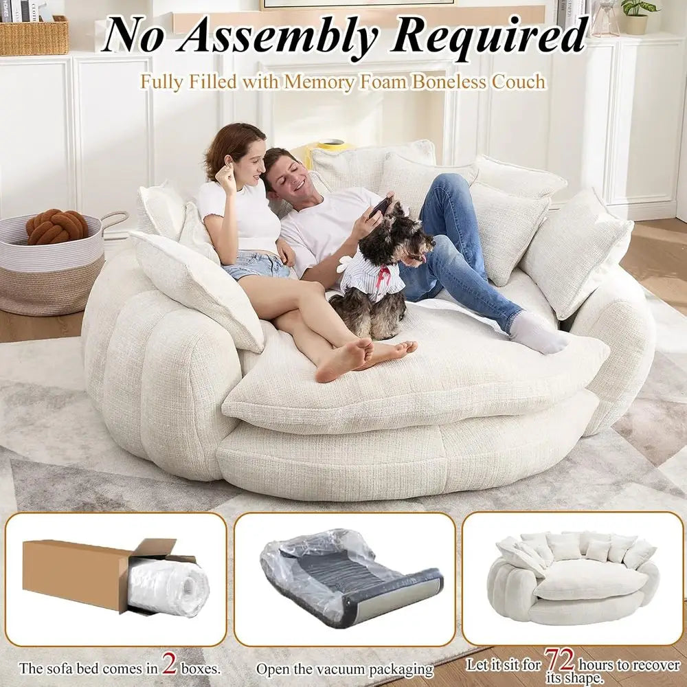 Serenade Round Cloud Daybed