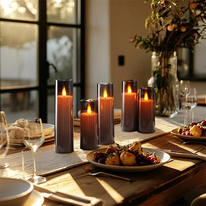 3-Pc Remote Control LED Flameless Candles