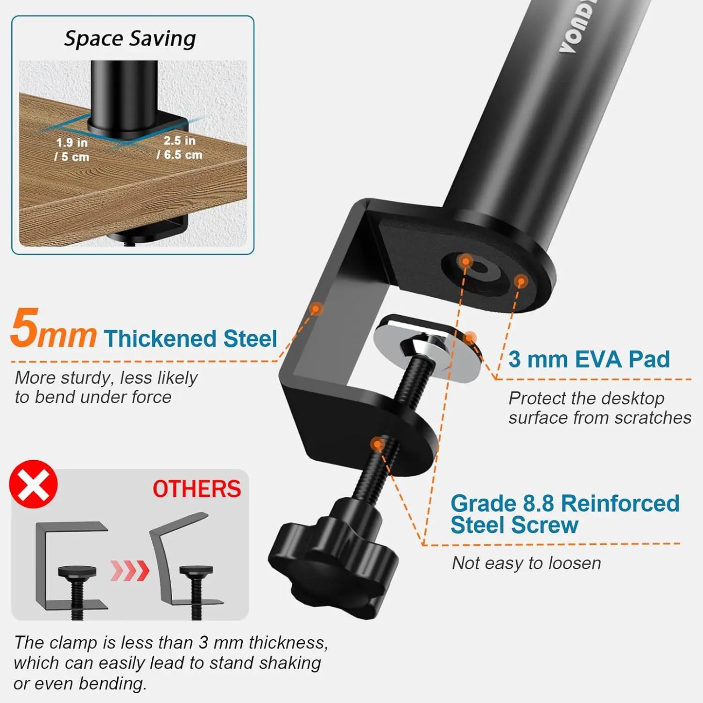 Heavy Duty Studio Monitor Stands (Pair)