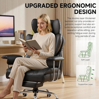 High-Back Leather Gaming Chair