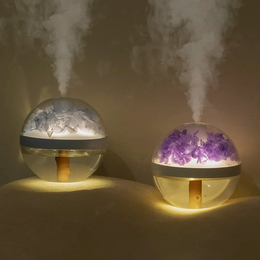 Mini USB Humidifier with LED Mist Light