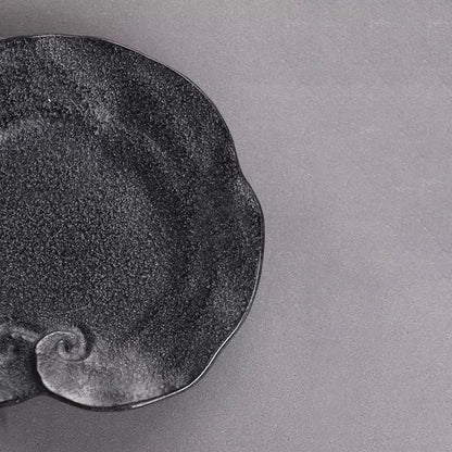 Hand-Carved Basalt Coaster