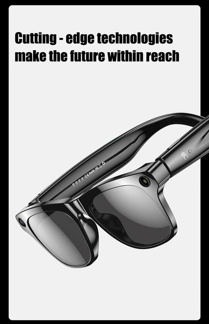 4K AI Smart Glasses with Camera & Translator