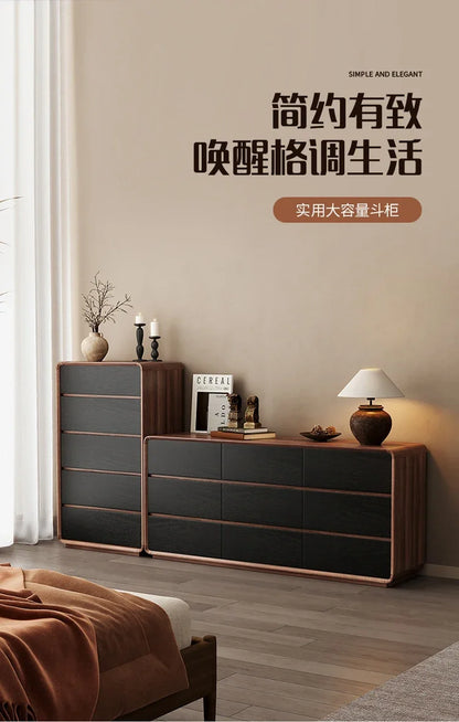Modern Wood Storage Display Cabinet